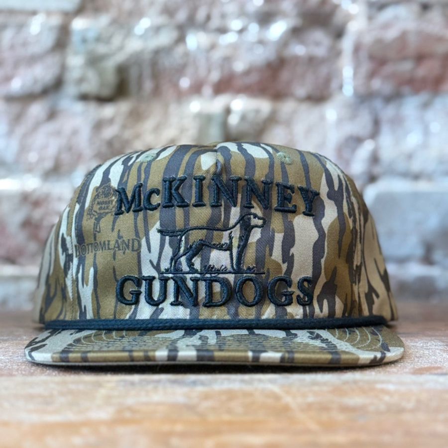 McKinney Gundogs Bottomland camo cap